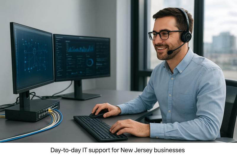 Day-to-day IT support team managing networks and systems for New Jersey businesses.